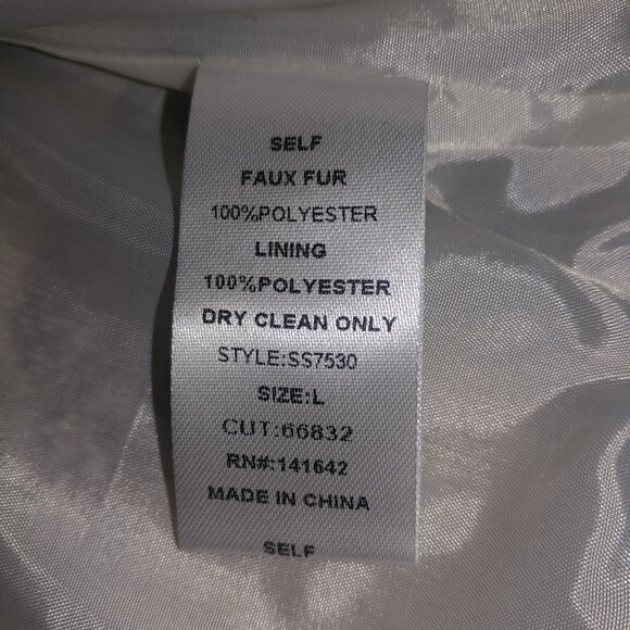 SHE + SKY: Brown & Cream Teddy Sherpa Jacket - Women's Size Large - Picture 8 of 8